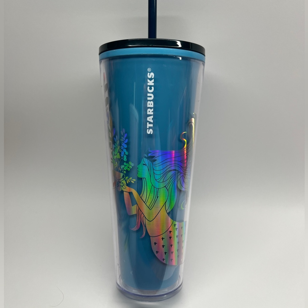 Starbucks 2021 Limited Edition Holiday Color Changing Siren Mermaid Tumbler 24oz